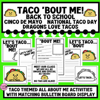Preview of TACO DAY|CINCO DE MAYO|LET'S TACO 'BOUT ME|DRAGONS|ALL ABOUT ME & MORE!