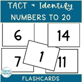 TACT & Identify Numbers 1-20 Flash Cards
