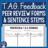 TAG Feedback Peer Review Peer Feedback Forms and Sentence 