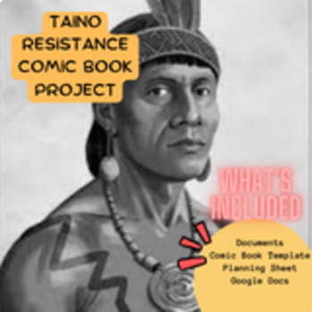 Preview of TAINO HISTORY-REBELLIONS: Comic Book Project