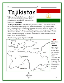 writing essay about tajikistan