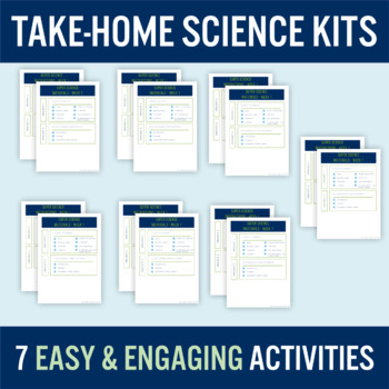 Preview of TAKE HOME Science Experiment Kit BUNDLE - 7 ACTIVITIES!