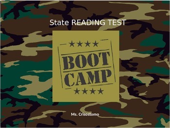 Preview of Reading Bootcamp State Test Prep