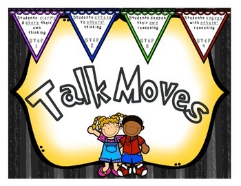 Preview of TALK MOVES classroom posters