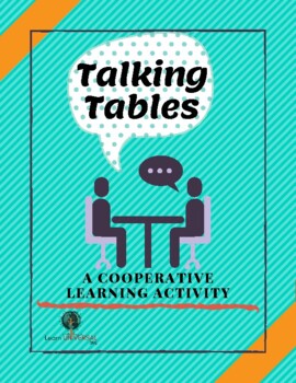 Preview of TALKING TABLES!! A Cooperative Learning Activity for all Subjects!