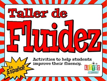 Preview of TALLER DE FLUIDEZ (Fluency Workstation) - in Spanish!
