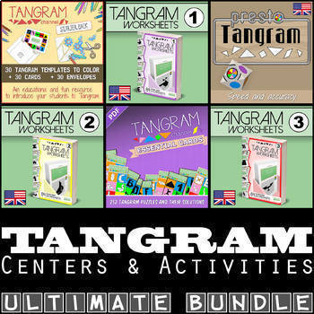 Preview of TANGRAM Centers & Activities - ULTIMATE BUNDLE