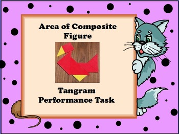 Preview of TANGRAM TASK - Calculating Area of Composite Figures