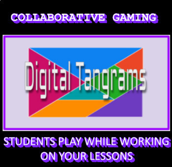Preview of TANGRAMS -- Shape Puzzles for an Interactive Challenge using Google Slides 