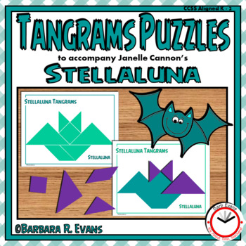 Preview of TANGRAMS TANGRAM PUZZLES to Accompany STELLALUNA Math Center Critical Thinking