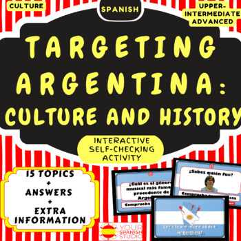 Preview of ALL ABOUT ARGENTINA CULTURE, HISTORY AND TRADITIONS TODO SOBRE ARGENTINA