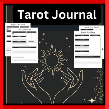 Preview of TAROT JOURNAL-Digital Tarot Journal Log, 2024
