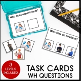 TASK BOX CARDS - WH QUESTIONS