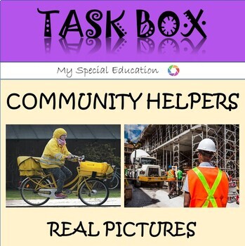 Preview of TASK BOX - Community helpers with REAL PICTURES