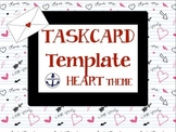 TASK CARD template Valentine's Day