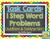 TASK CARDS - 1 Step Word Problems