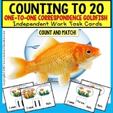 TASK CARDS for One To One Correspondence Counting To 20 "T