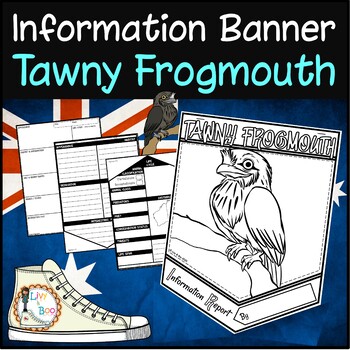 Preview of TAWNY FROGMOUTH  Information Report Banner - Australian Animals