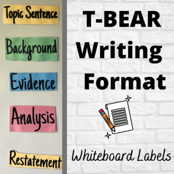 Preview of TBEAR Sign & Graphic Organizer 