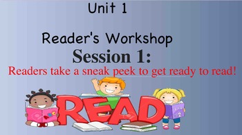 Preview of TC Inspired, Building Good Reading Habits (Bend 1)for Smart Board Lessons.