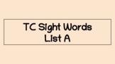 TC Sight Words - List A (Audio/Video w/ Chinese & Spanish 