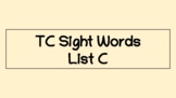 TC Sight Words - List C (Audio/Video w/ Chinese & Spanish 