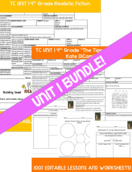 Preview of TC Unit 1 Bundle Writing and Reading! 4th Grade