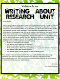 TC Research Writing Lesson Plans Grade 3 All Bends Editable