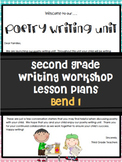 Poetry Writing Unit Grade 2 Bend 1 Editable