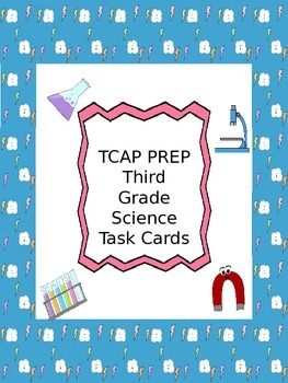 Preview of TCAP PREP - Third Grade  - Science Task Cards