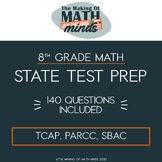 State Test Prep Questions | 8th Grade Math Review for PARC
