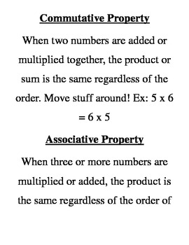 Preview of TCAP State Test Vocabulary Review Matching Game - Math