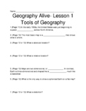 TCI Geography Alive! (Regions and People): Lesson 1 Follow