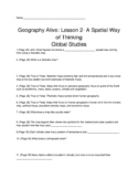 TCI Geography Alive! (Regions and People): Lesson 2 Follow