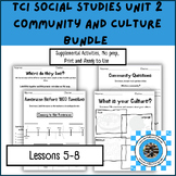 TCI Social Studies Unit 2-History Bundle