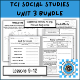 TCI Social Studies Unit 3-Economics Bundle
