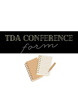 Preview of TDA Conference Sheet