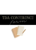 TDA Conference Sheet