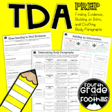 TDA Prep Set: Three Text Dependent Analysis Resources