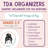 TDA Writing Graphic Organizers - Scaffolded
