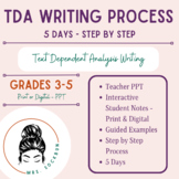 TDA Writing Process - 5 Days, Step by Step, Teacher PPT, G