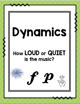 Preview of Dynamics Lapbook: How Loud or Quiet is the Music?