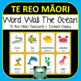 TE REO MAORI Ocean WORD WALL and FLASHCARDS