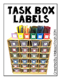 Task Box Labels