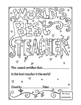 teacher appreciation coloring thank you notes bundle 14 pages by elizabeth a