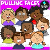 Pulling Faces Clip Art Mini Set {Educlips Clipart}