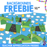 TEACHER APPRECIATION FREEBIE - BACKGROUNDS