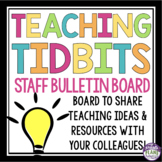 Teacher Bulletin Board Staff Room or Teachers' Lounge Disp
