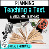 TEACHER GUIDE to Teaching a Text - Novel - poetry - film -
