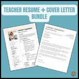 TEACHER RESUME + COVER LETTER BUNDLE | STEP-BY-STEP EDITIN